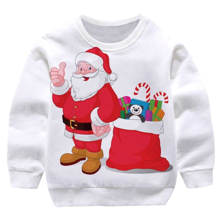2022%20year%20Christmas%20Candy%20Print%20Santa%20Claus%20Sweatshirt%20Boy%20Round%20neck%20Teenager%20Long%20Sleeve%20Pullovers%20Xmas%20Party%20Girls%20Cotton%20Top%20-%20Image%205