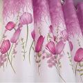 Modern Home Living Room Window Tulip Pattern Curtain Purple. 