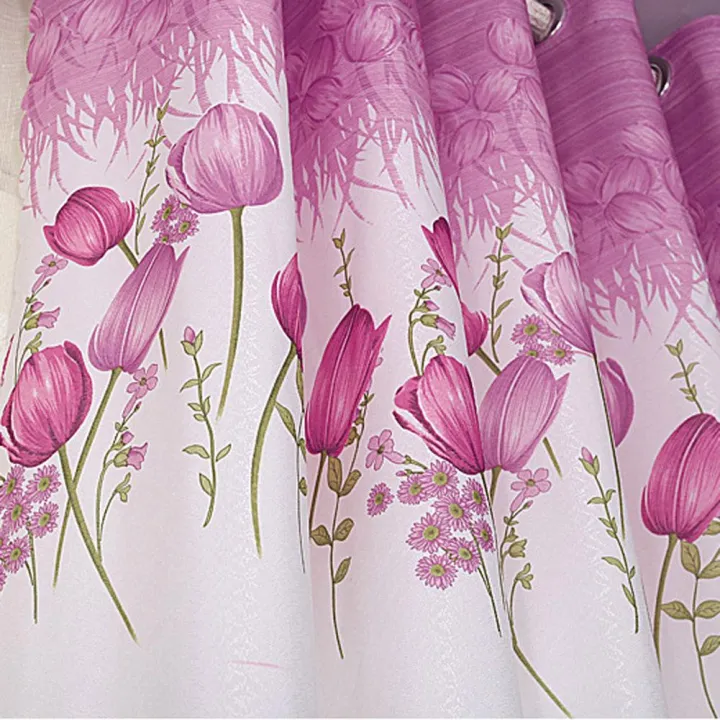 Modern%20Home%20Living%20Room%20Window%20Tulip%20Pattern%20Curtain%20Purple%20-%20Image%207