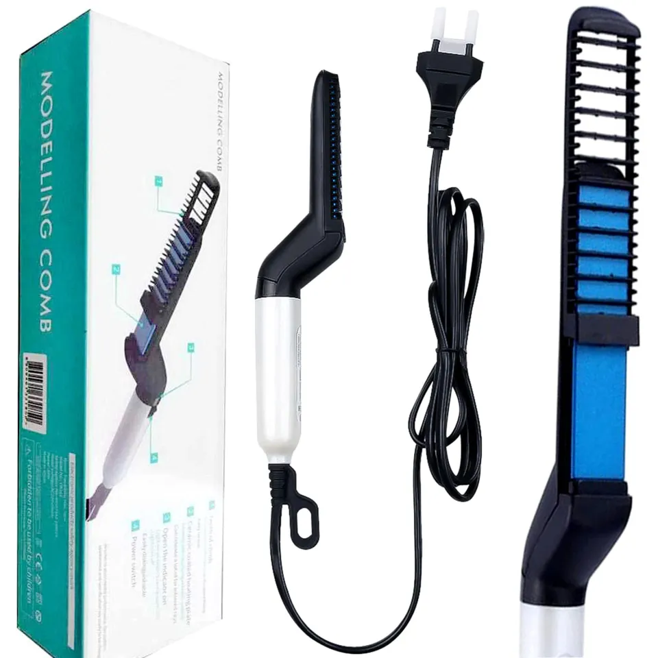 Modelling Comb Men Beard and Hair Quick Straightener Daraz .bd