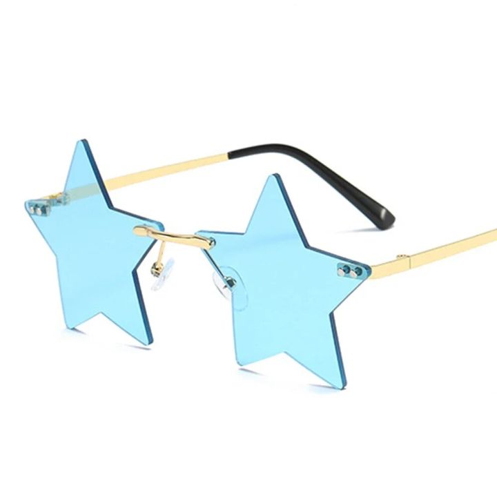 Vintage%20Unique%20Star%20Shape%20Mirror%20Rimless%20Sunglasses%20Women%20Fashion%20Clear%20Ocean%20Lens%20Eyewear%20Men%20Trending%20Sun%20Glasses%20Shades%20-%20Image%203