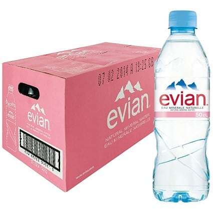 Evian Water Original 500Ml (24 Pieces Pack)