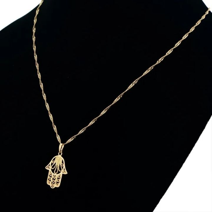 New%20Fashion%20Hand%20Of%20Fatima%20Pendants%20Hamsa%20Chain%20Short%20Long%20Mens%20Womens%20Gold%20Color%20Necklace%20Jewelry%20Gift%20-%20Image%202
