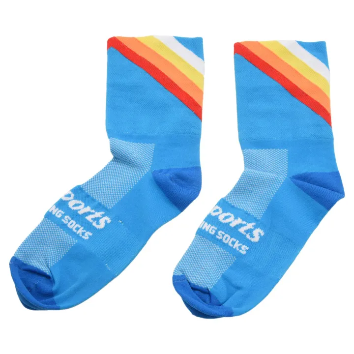 DH%20SPORTS%20Pro%20Sports%20Socks%20Windproof%20Tall%20Cycling%20Socks%20Blue%20-%20Image%209