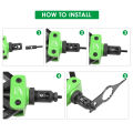 Hand Rivet Nut Tool Riveting Tool Rivet Nut Setter with 6 Metric Mandrels of and Molded Carrying Case.