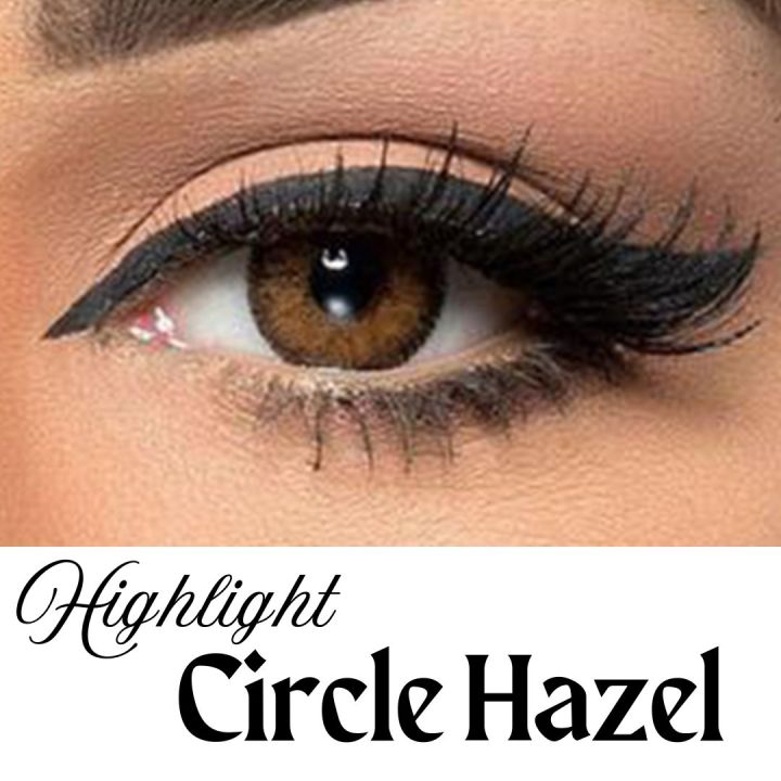 BELLA Circle Hazel Highlight Color Contact Lens with kit box Bella Highlight Series #h.circlehazel