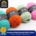 100% Milk Cotton Yarn 50g – 4 Ply Soft Hand Knitting & Crochet Yarn – Wholesale Multi-Color Balls for DIY Projects. 