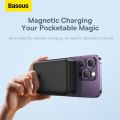 Baseus Power Bank 20000mAh 20W Magnetic Mini Wireless Fast Charge Power Bank Black For Iphone 15 14 13 12 Series. 