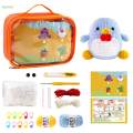 Crochet Set for Beginner Hand Knitting Toy Attachments Complete Cute Ornament Handmade Crochet Toy DIY Crocheting Crafts for Kids Home Office. 