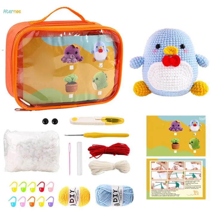 Crochet%20Set%20for%20Beginner%20Hand%20Knitting%20Toy%20Attachments%20Complete%20Cute%20Ornament%20Handmade%20Crochet%20Toy%20DIY%20Crocheting%20Crafts%20for%20Kids%20Home%20Office%20-%20Image%202