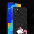 Cute Cool Hello Kitty Cat Case For Samsung Galaxy A52 A12 A32 4G 5G A21s A03 A22 A31 A50 A51 A71 A72 A20e A13 Black Soft Cover. 