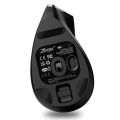 ZELOTES F36 Vertical Mouse 2.4G Bluetooth Ergonomic 4000DPI 8 Mute Buttons Programming Gaming Mouse for Laptops Computer PC Mice.