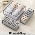 Household Underwear Bra Socks Storage Net Box Multi Lattice Separation Storage.