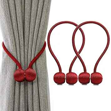 7 Colors Leather Curtain Ties Tieback Curtain Rope Holder Curtain Buckle Clips Straps Accessories