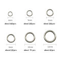 Cross-border direct sales 1010pcs single lap open ring jumping ring iron ring boxed DIY handmade jewelry accessories closed circle.