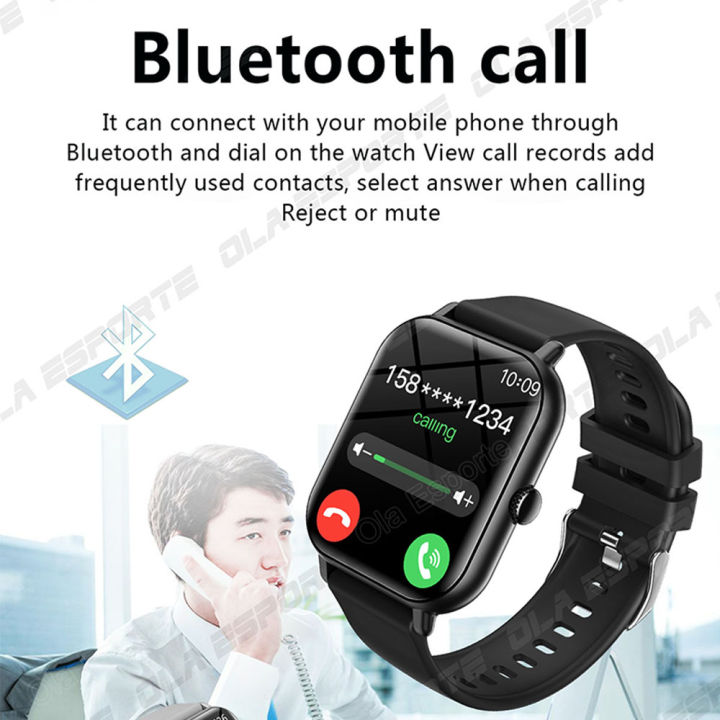 +2pc%20Straps%20Smart%20Watch%20Women%20Men%20Smartwatch%201.44''%20Square%20Dial%20Call%20BT%20Music%20Smartclock%20For%20Android%20IOS%20Fitness%20Tracker%20Watches%20-%20Image%202
