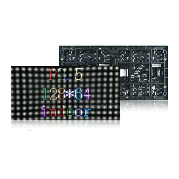 P2.5 Full Color  LED Panel 128*64 320x160mm 3 in 1 Led 1/32 Scan Panel Indoor SMD2121 Led Display Screen Led Video Advertising