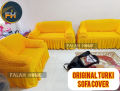 100% Turkis sofa cover 2+ 2+1 setaer spandex fabrics by falah home.