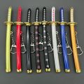 8 Styles Roronoa Zoro s Keychain For Men Women Scabbard Katana Sabre Buckle Toolholder Car Keyrings Key Chains Gift Q-053.