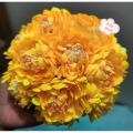 Artificial FLOWER Gorgeous Khopa - Yellow - Hair Band - Hair Band - Crown. 