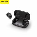 AWEI T20 ENC TWS Wireless Bluetooth 5.0 Earphone HiFi Bass In Ear Earbuds Smart Touch Waterproof Sports Headsets with Mic. 