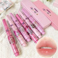 【DATA FROG Global MALL】(New) jelly lipstick pen heart shape water-light non-stick lasting solid lip gloss lips beauty makeup cosmetic. 