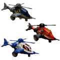 Mini Police Friction Helicopter Toy with Sound and Light on Display, Turbo Gears Battery Operated Helicopter. 