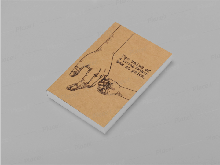 Papertree%20Vintage%20A5%20Notebook%20Sketchbook%20Drawing%20Sketchpad%20The%20Value%20Of%20Loving%20Father%20Perfect%20for%20Graphite%20Colour%20Pastel%20and%20Charcoal%20Art%20-%20Image%207