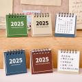6.5*3.5*7.5cm Mini Calendar Unique Paper Desktop Calendar Portable Calendar for Office Home Students Planners Gifting. 