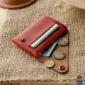 Avro Money And Card Holder Unstitched Chocolate Colour Wallet For Men Made By 100% Cow Leather. 