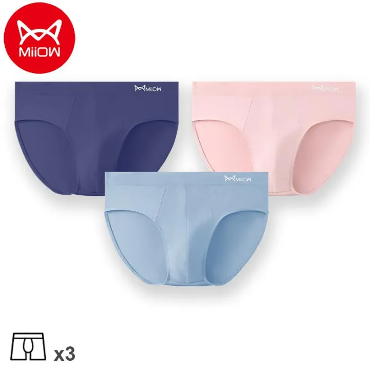 Miiow%20Men's%20Underwear%20Men's%20Triangle%20Shorts%20Ice%20Silk%20Breathable%20Antibacterial%20Crotch%20Men's%20Medium%20Waist%20Underwear%20-%20Image%209