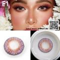 Freshlook Power Contact Lens, With kit box(Lens case) SPH -1.00 ~ 6.00 FB #Transparent.