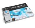 A4 Watercolor Handmade Sketchbook with Acid-Free Pages for Acrylic and Pastel Painting. 