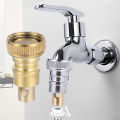 1/2pcs Universal Automatic Washing Machine Faucet Water Stop Valve Anti Falling Home Balcony Garden Faucet Water Tube Connector Nozzle.