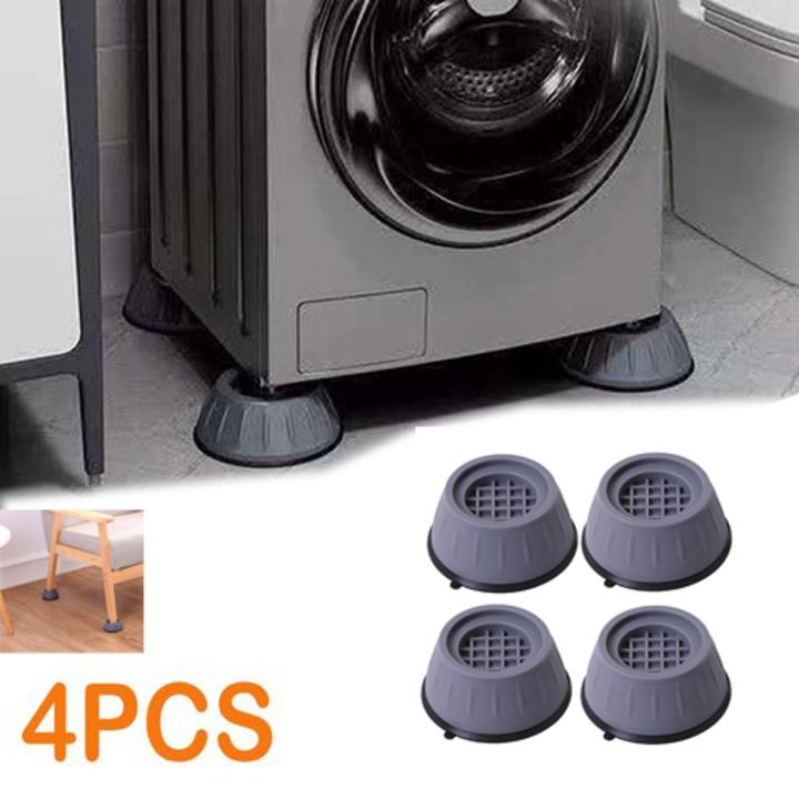 4Pcs Anti Vibration Feet Pads Washing Machine Rubber Mat Anti-Vibration Pad Dryer Non-Slip Universal Fixed Washing Machine Stand