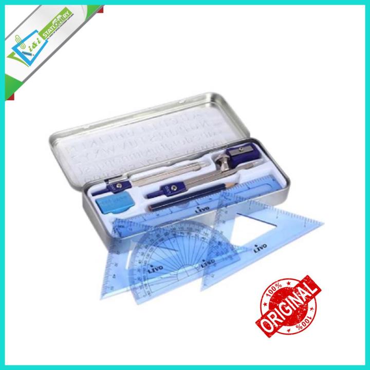 Livo Geometry Box Mathematical Instruments 10 pcs Set