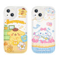 Pom Pom Purin Applicable iPhone15 Phone Case Cute Cartoon r Apple 12/13/14 Protective Cover All-Inclusive x Soft Shell. 