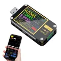 FNIRSI-FNB48 1.77 In-ch High Definition Display Screen Voltmeter Ammeter Current Multifunction Mobilephone Quick Recharging Tester With BT Function 9 Languange Changing Protocol Capacity Test Tool. 