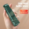 Wireless Bluetooth Selfie Stick Foldable mini Tripod with Fill Light Shutter Remote Control for IOS Android. 