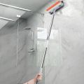 3-in-1 Bathroom Cleaning Brush Set with Long Handle, 180° Rotating Head, Tile and Floor Scrubber with Wiper 1pcs.