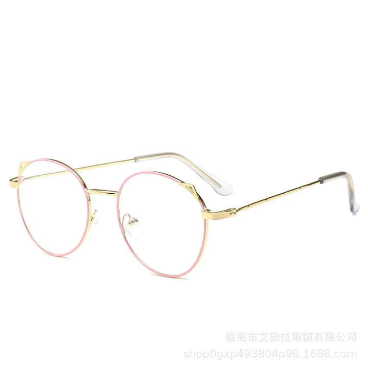 Fashion%20Net%20Red%20Cat%20Ears%20Anti%20Blue%20Light%20Glasses%20Female%20Myopia%20Finished%20Korean%20Version%20Cute%20Cat%20Eye%20Myopia%20Glasses%20for%20Girls%20Wholesale%20-%20Image%205