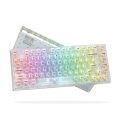 Womier SK75 75% Gamer Mechanical Keyboard Crystal Transparent Hot Swap Gaming Keyboard Tyce-c Wired RGB Backlit for PC Laptop. 