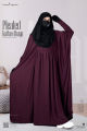 Glam Touch Premium Pleated Kaftan Abaya, Dubai Cherry Abaya.