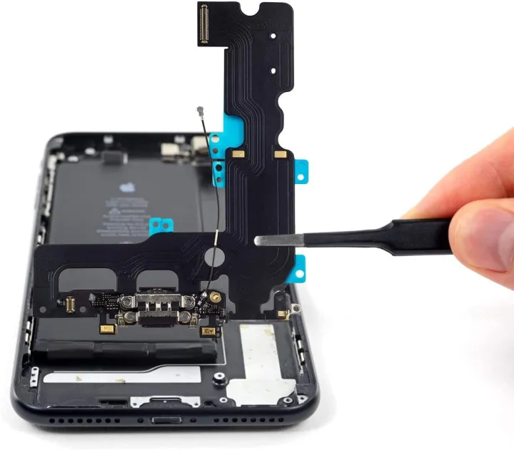 iPhone%207%20Plus%20Charging%20Port%20USB%20Dock%20Flex%20Cable%20with%20Microphone%20and%20Signal%20Antenna%20Replacement%20for%20iPhone%207%20Plus%20-%20Image%203