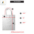 Everyday Fashionable Twill Fabric Tote Bag -For Women's. 