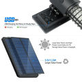 Solar Mosquito Killer Light USB Mosquito Repellent IP65 Insect Trap Lamp UV Bug Zapper Pest Control Repeller For Garde. 