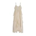 Retro Style New Chinese Style Super-Fairy Spaghetti-Strap Dress Suit Women's Summer Coat Thin Type Sunscreen Cardigan Strap Dress. 