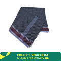 Black Color Check 4 Hand Towel (Gamcha) -. 