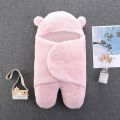 Baby Sleeping Bag Ultra-Soft Fluffy Fleece Newborn Receiving Blanket....