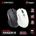 FANTECH WG12RS Raigor III Wireless Gaming Silent Mouse Pixart 3065 2000DPI Wired Mouse Poling 125Hz Macro Button Mice.